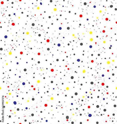 Seamless blob pattern. ink drop background. color uneven specks