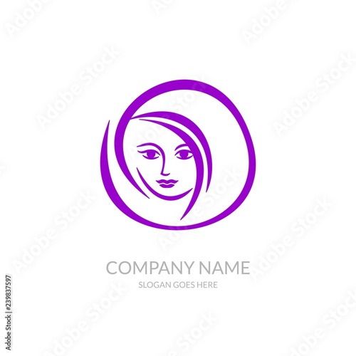 Clover Flowers Beauty Cosmetic Fashion Business Company Stock Vector Logo Design Template