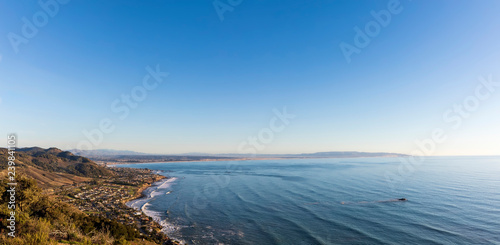 Panorama Along the Coast, Pismo Beach, CA