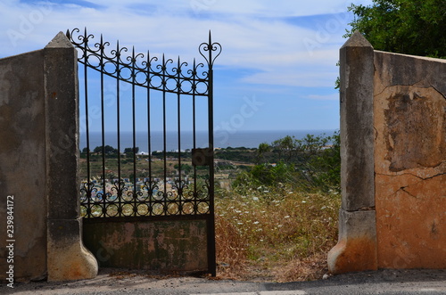 old iron gate
