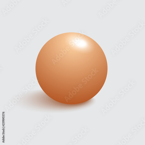 Background with round sphere