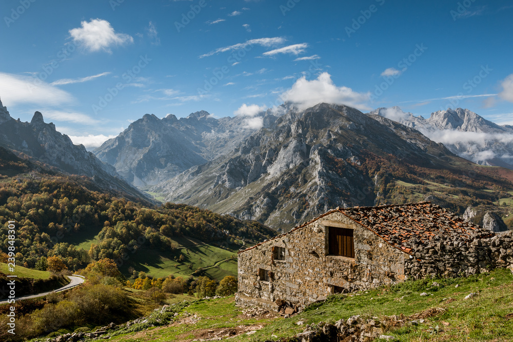 Sotres village in Picos de Europa