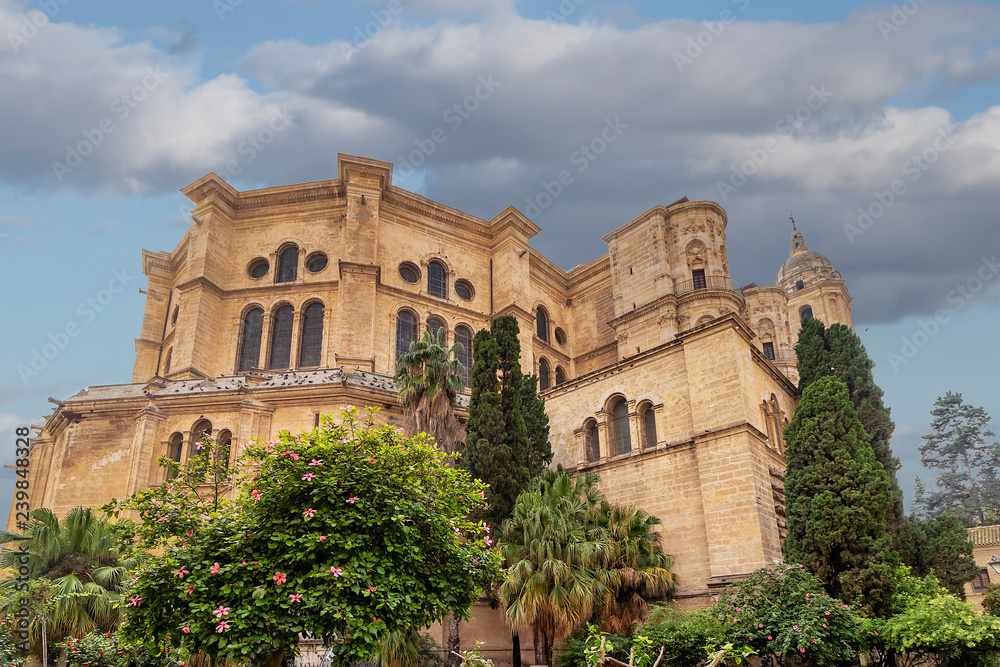 The Cathedral of Malaga, Spain, was finished in 1782. It is one of the biggest cathedrals in the country and is located at the core of the city