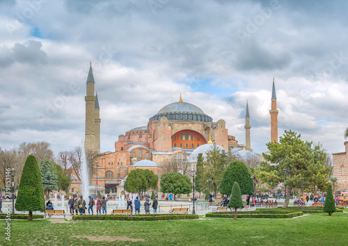 Hagia Sophia in Istanbul. Turkey, 7 December 2018