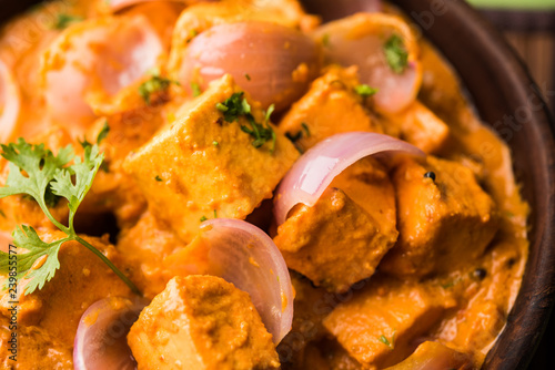 Paneer Do Pyaza is a popular punjabi vegetarian recipe using cubes of cottage cheese with lots of onion in a gravy