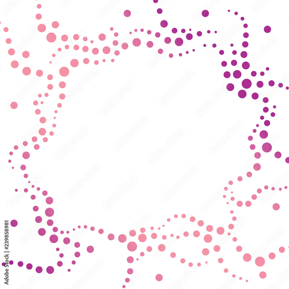 abstract vector frame formed by circles of different sizes abstract vector frame formed by circles of different sizes