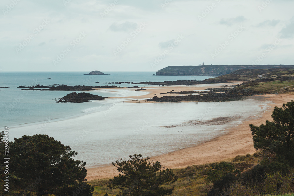 typical Brittany coast in the north of France typical Brittany coast in the north of France