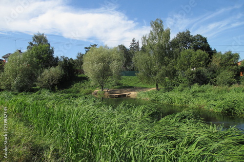 Klyazma river near Tarasovka (Russia)