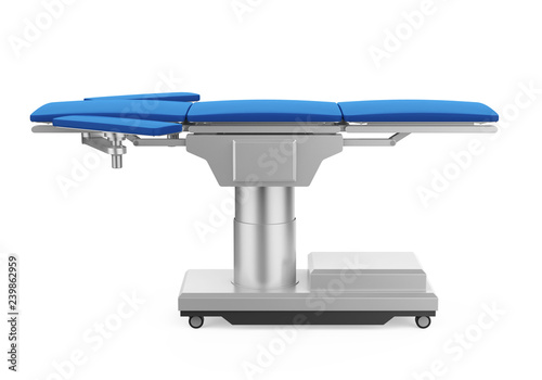 Operating Room Table Isolated photo