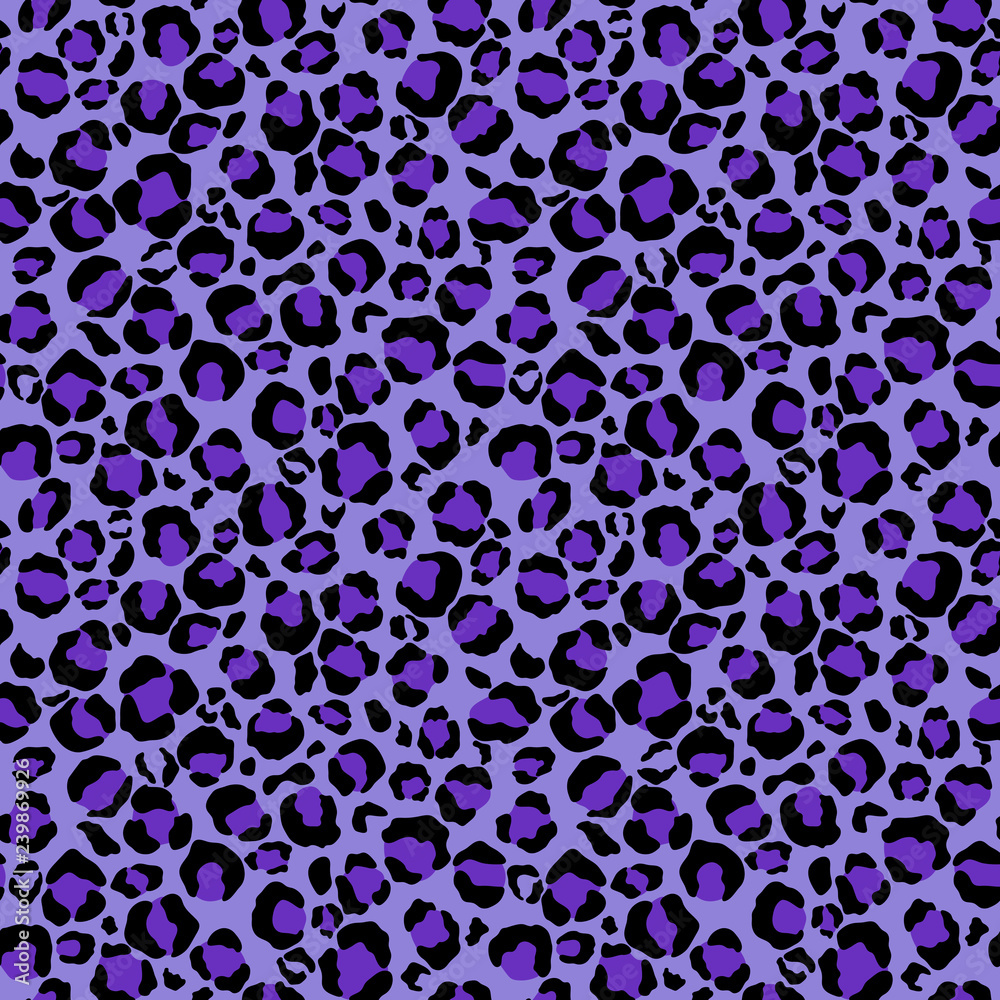 Purple Cheetah Print