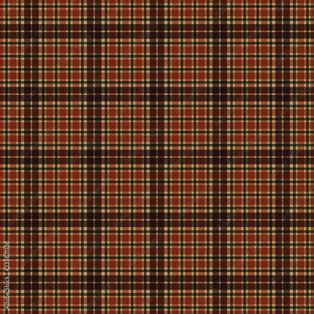 Plaid Seamless Pattern - Plaid design in a variety of autumn colors Plaid Seamless Pattern - Plaid design in a variety of autumn colors