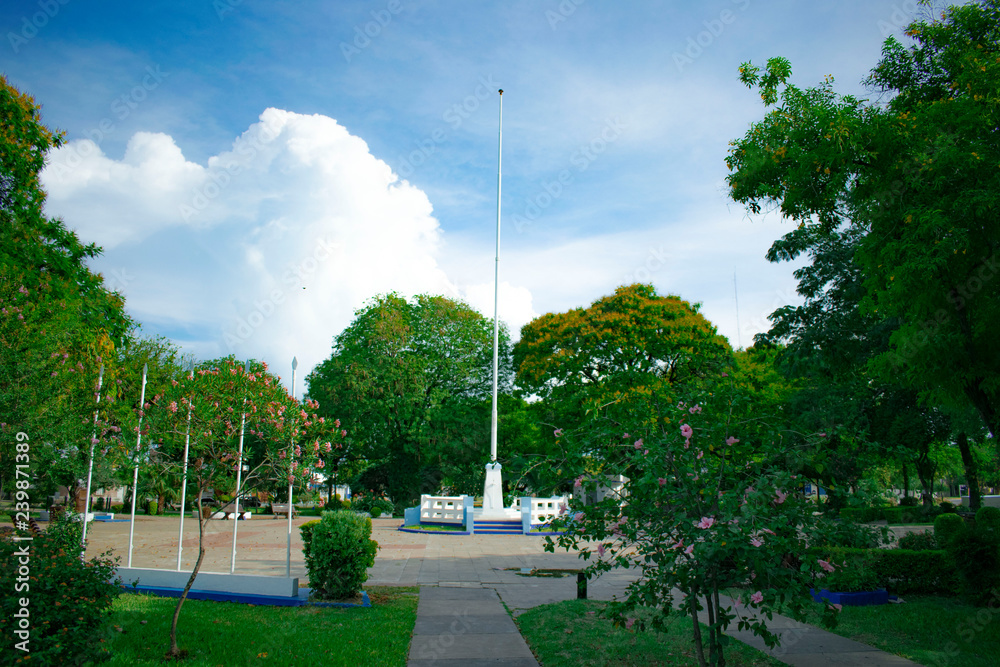 Obraz premium Plaza de la Ciudad de Machagay