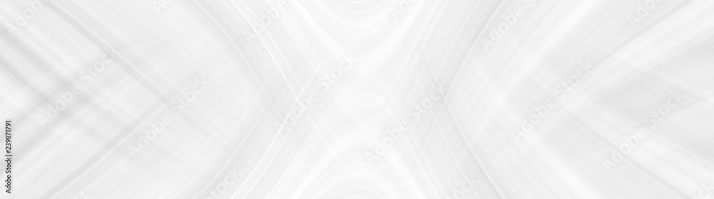 Fototapeta premium Graphic symmetrical pattern for wallpaper and packaging for various purposes. The background is gray and white with a gradient texture of stripes, lines, waves and geometric shapes.