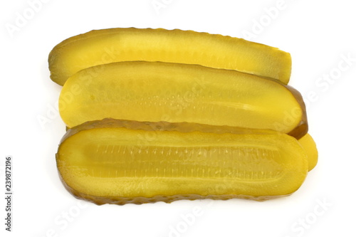 Naklejka ogórki kwaszone krojone
