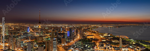 Panoramic view of Kuwait City  photo