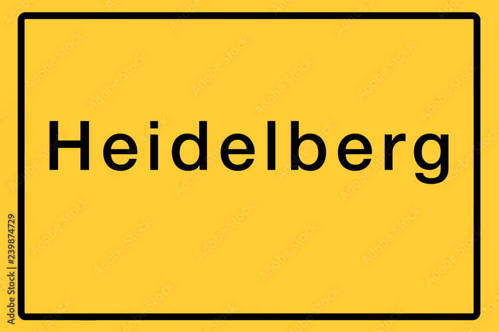 Symbolbild eines Ortseingangsschildes einer größeren deutschen Stadt Symbolbild eines Ortseingangsschildes einer größeren deutschen Stadt