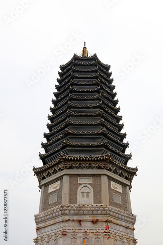 Wenfeng tower building scenery, luan county, hebei province, China photo