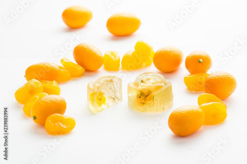 natural organic marmalade with kumquat