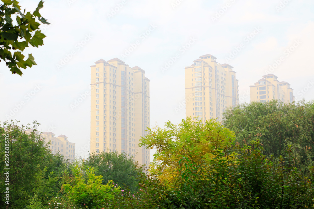 High-rise building scenery High-rise building scenery