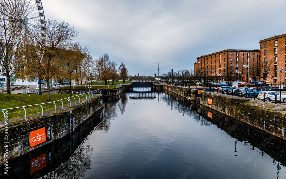 Dukes Dock in Liverpool, United Kingdom