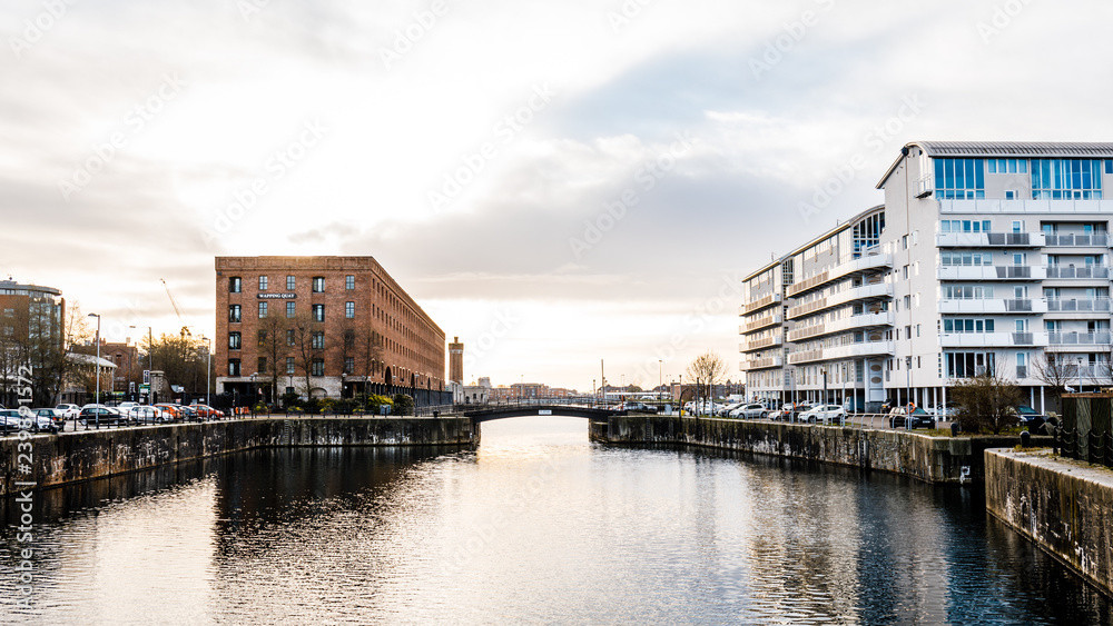 Fototapeta premium Wapping Dock in Liverpool, United Kingdom