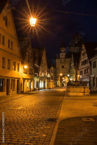 night in a medieval city © roostler