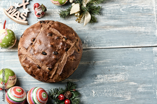 panettone - traditional Italian Christmas cake - Milanese artisan recipe