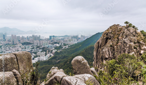 Hong Kong China Lion Rock Panorama