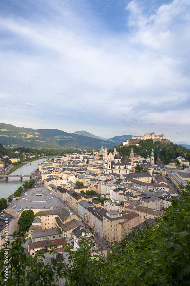 Obraz premium beautiful view of salzburg