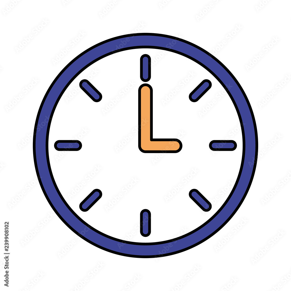 round clock time on white background round clock time on white background