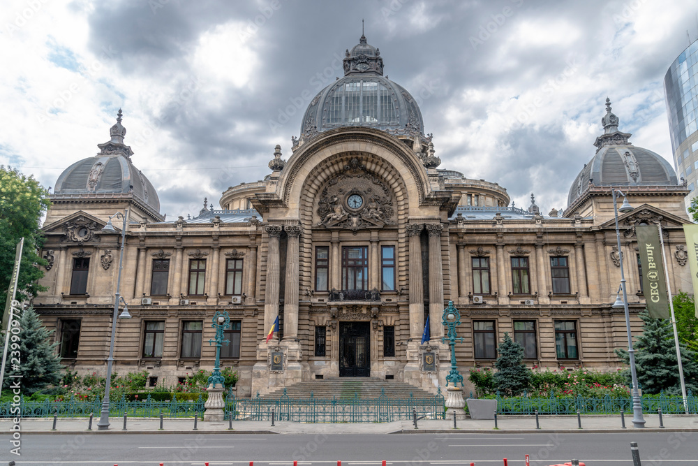 amazing architecture in Bucharest city in Romania