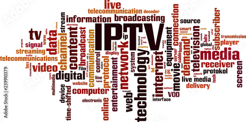 IPTV word cloud