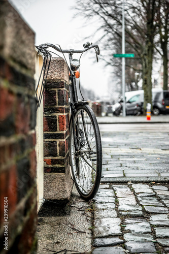 bicycle on the street © Nicholas Art