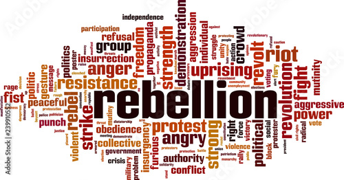 Rebellion word cloud