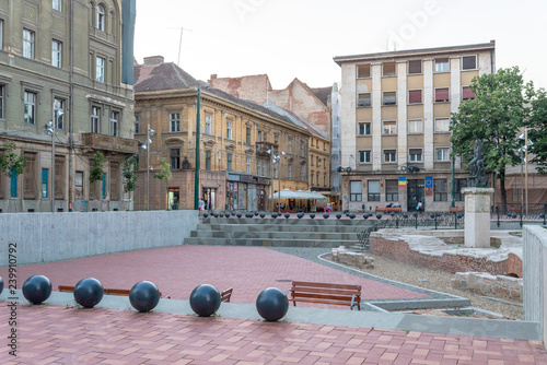 the view on amazing town in Romania - Timisoara photo