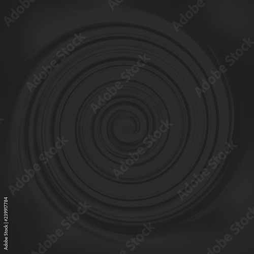 Abstract circle swirl spiral vortex round background black