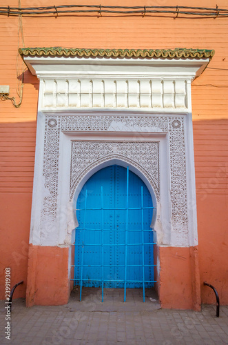 Beautiful traditional doods in Marrakech, Morocco photo