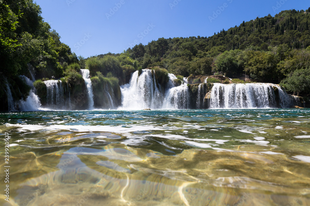 Fototapeta premium wodospady krka w chorwacji