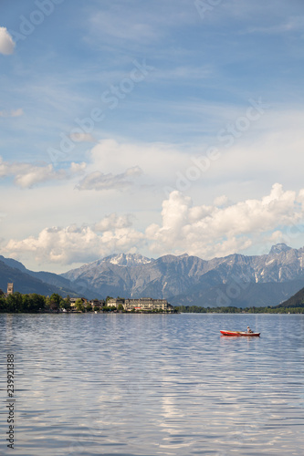 lake reflections austria
