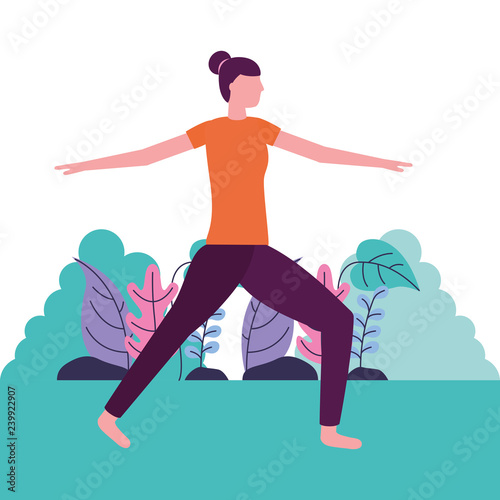 people yoga activity