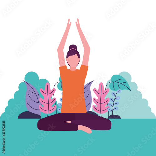 people yoga activity