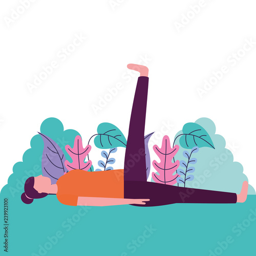 people yoga activity