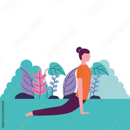 people yoga activity