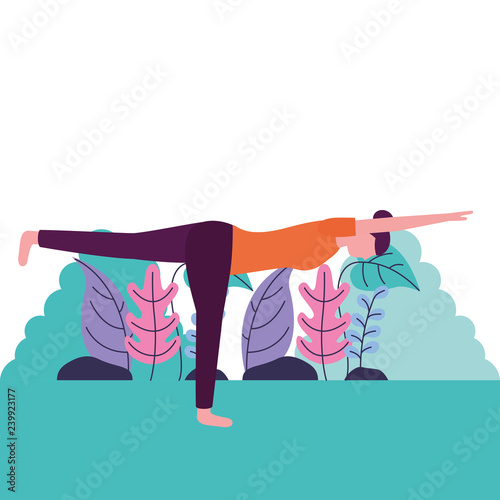 people yoga activity