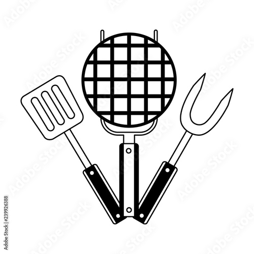 grill barbecue fork spatula