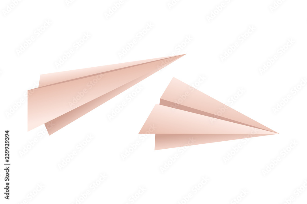 paper planes isolated icon paper planes isolated icon