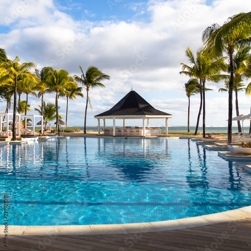 swimming infinity pool mauritius