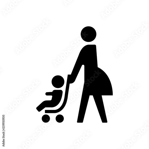 pram,stroller,push chair icon