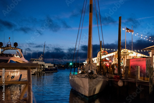 Newport Harbor Nighttime
