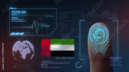 Photography Finger Print Biometric Scanning Identification System